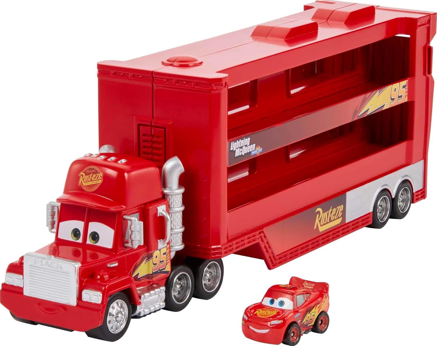 Купить Грузовик Автовоз Тачки Дисней с машинкой Disney Pixar Cars