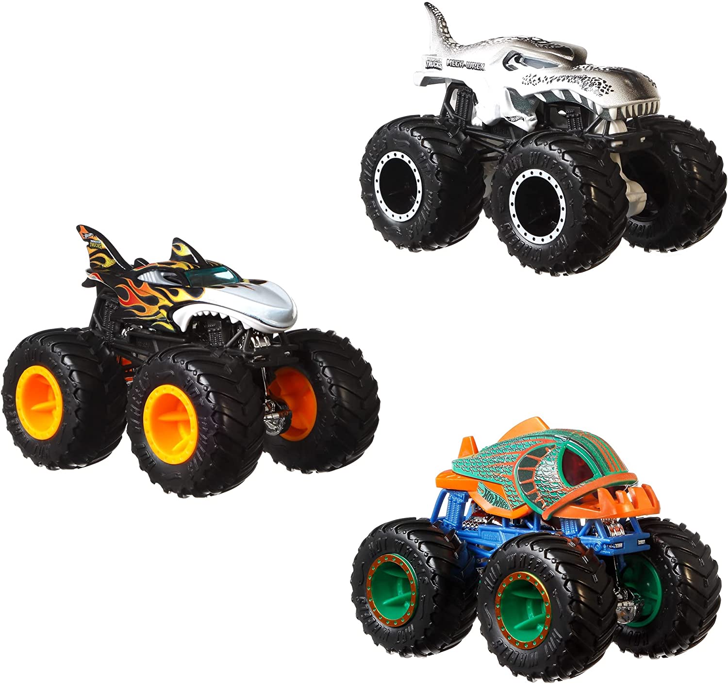 Купить Машинки Хот Вилс Монстр Трак 3 шт Monster Trucks Hot Wheels HGX13 по  цене 879 грн. от производителя