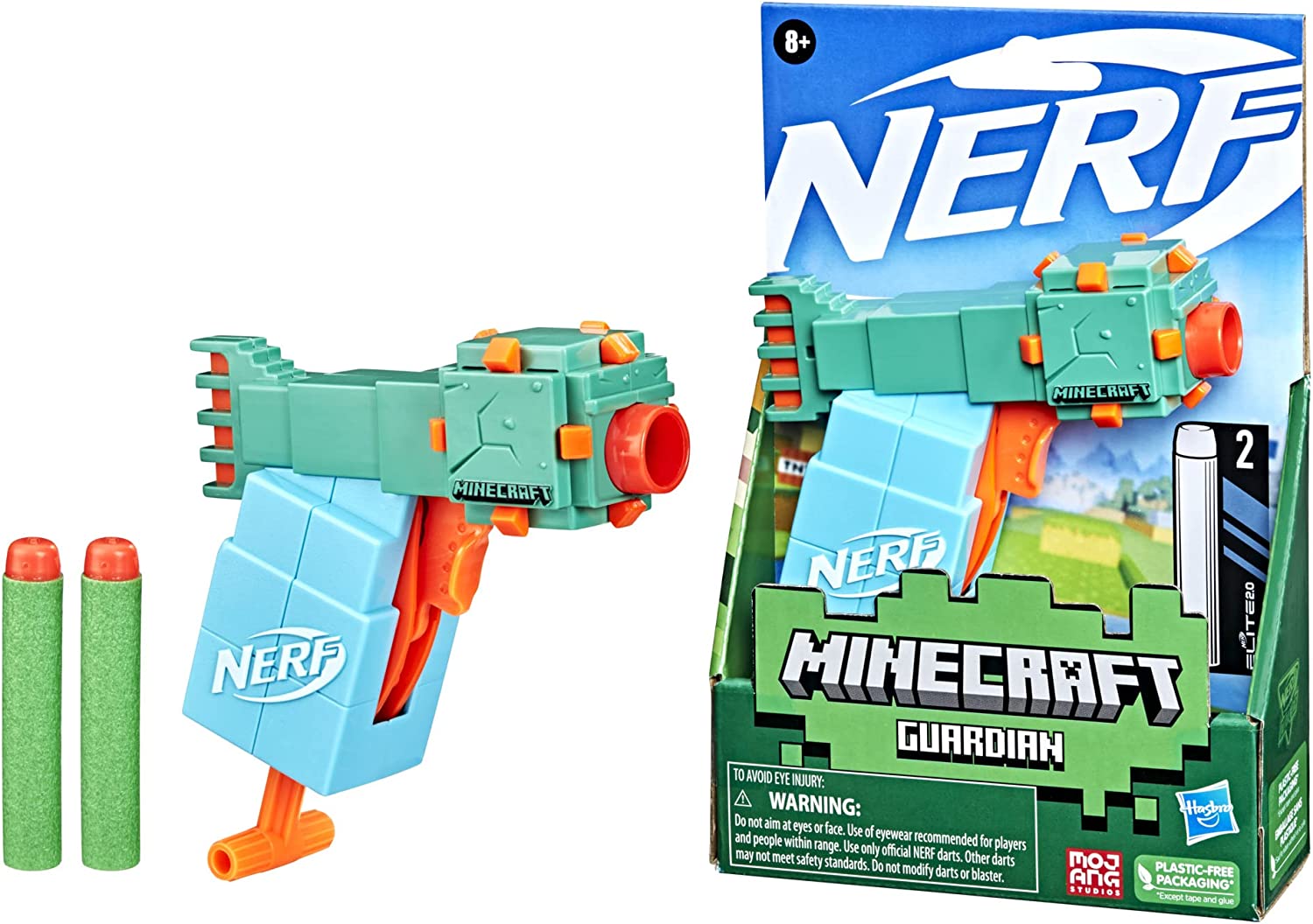 Купить Бластер Стража Майнкрафт Minecraft Nerf Minecraft Guardian
